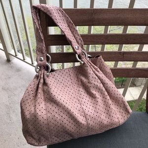 Vintage pink leather GAP bag
